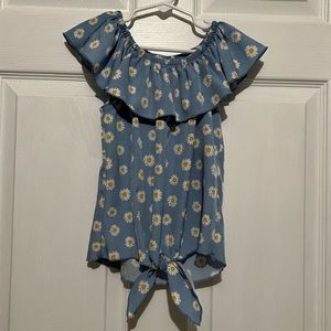 💗‎ Jenna & Jessie - Girls Tie Up Blouse